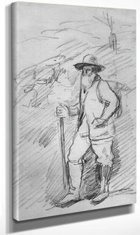 Camille Pissarro By Paul Cezanne Fine Art Print