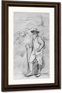 Camille Pissarro By Paul Cezanne Fine Art Print