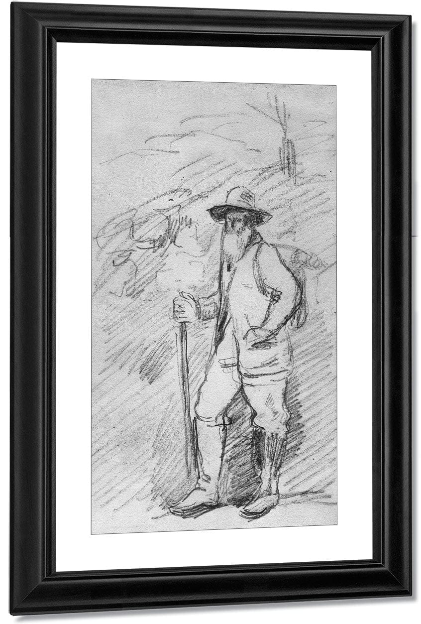 Camille Pissarro By Paul Cezanne Fine Art Print