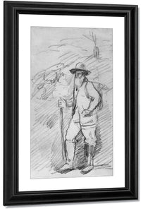 Camille Pissarro By Paul Cezanne Fine Art Print