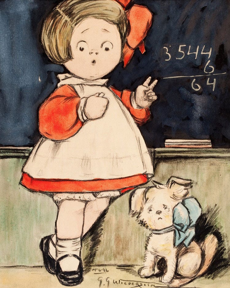 Campbell Soup Ad Illustration 1906 By Grace G Drayton Fine Art Print