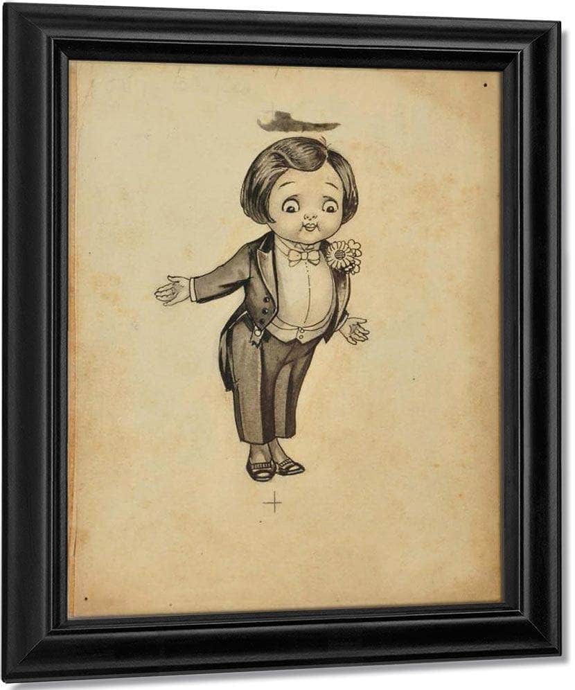 Campbells Kids By Grace G Drayton Fine Art Print