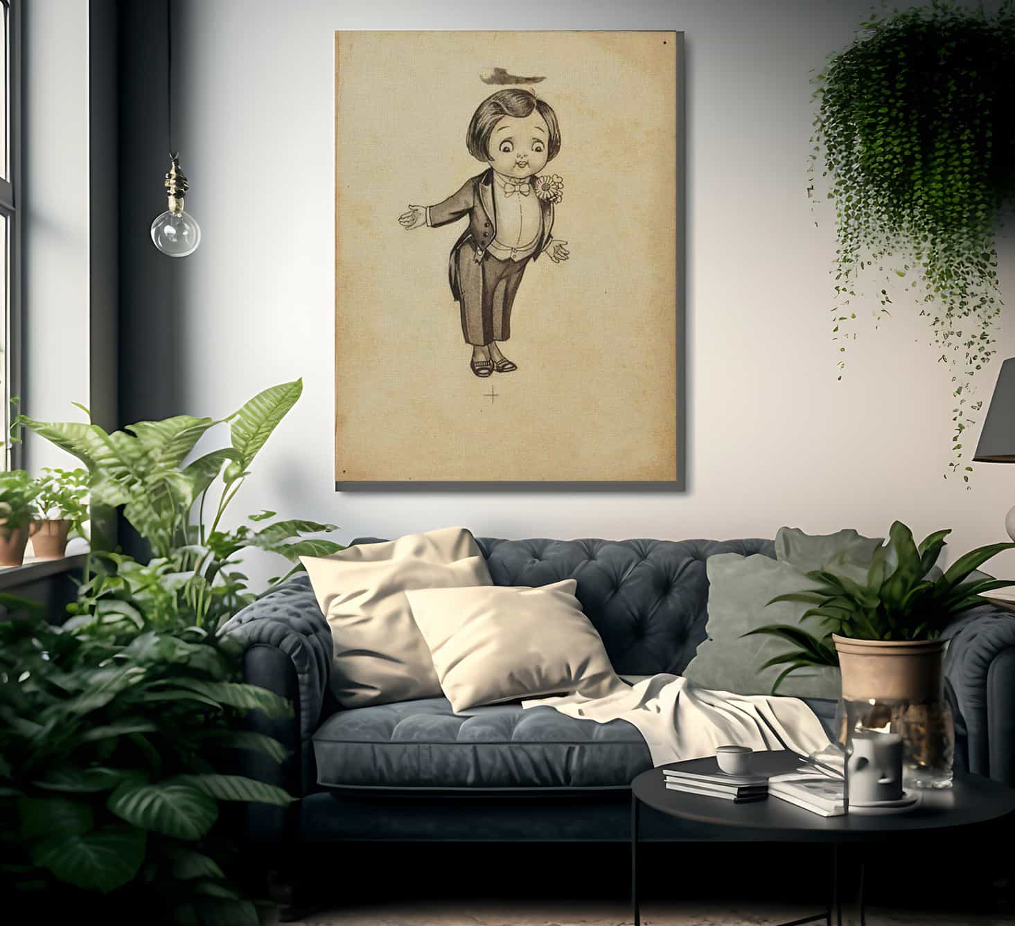 Campbells Kids By Grace G Drayton Fine Art Print