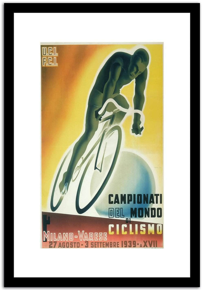 Campionati Del Mondo  Art Deco Poster Fine Art Print