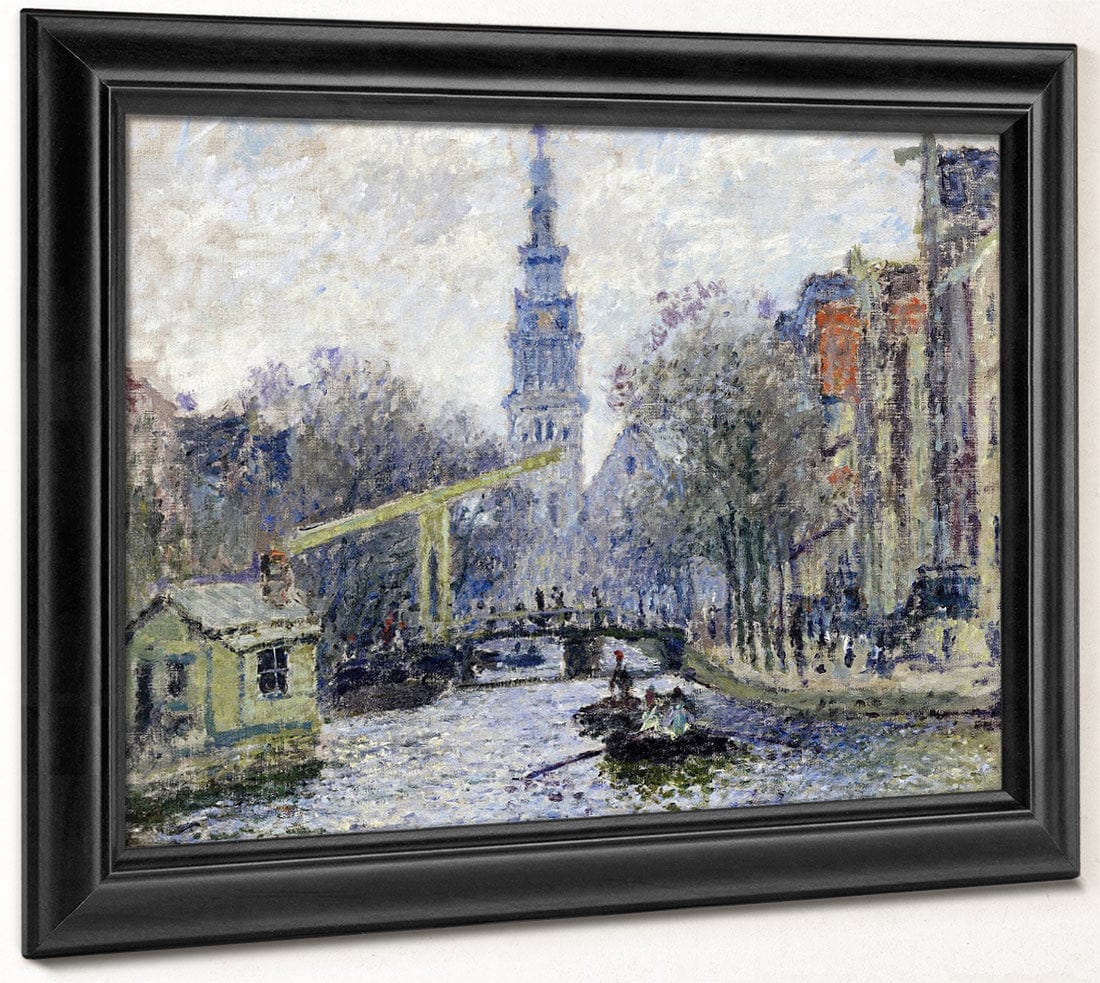 Canal, Amsterdam By Claude Monet Fine Art Print