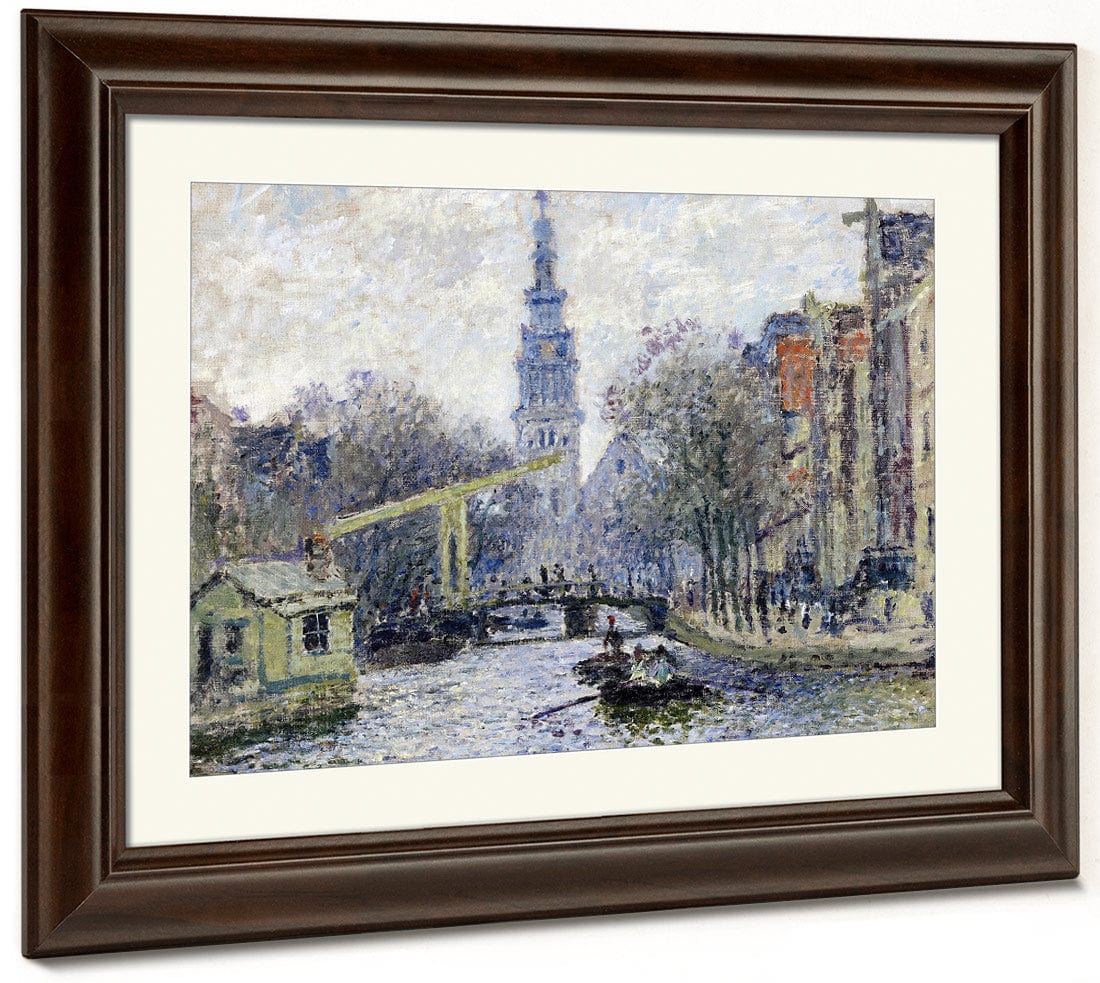 Canal, Amsterdam By Claude Monet Fine Art Print