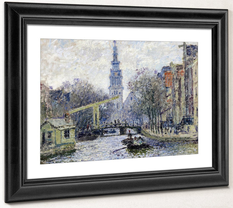 Canal, Amsterdam By Claude Monet Fine Art Print