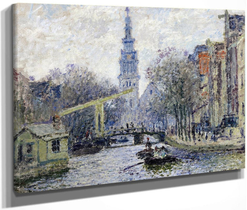 Canal, Amsterdam By Claude Monet Fine Art Print