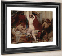 Candaules, King Of Lydia, Shews His Wife By Stealth To Gyges, One Of His Ministers By William Etty Fine Art Print