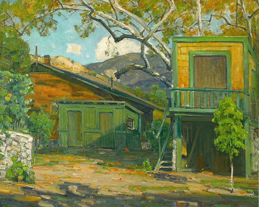 Canyon Cottage 1940 By William Wendt Fine Art Print
