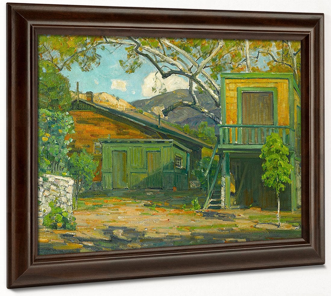 Canyon Cottage 1940 By William Wendt Fine Art Print