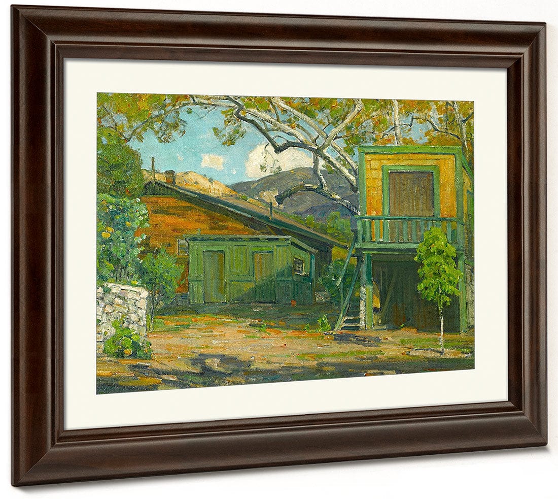 Canyon Cottage 1940 By William Wendt Fine Art Print