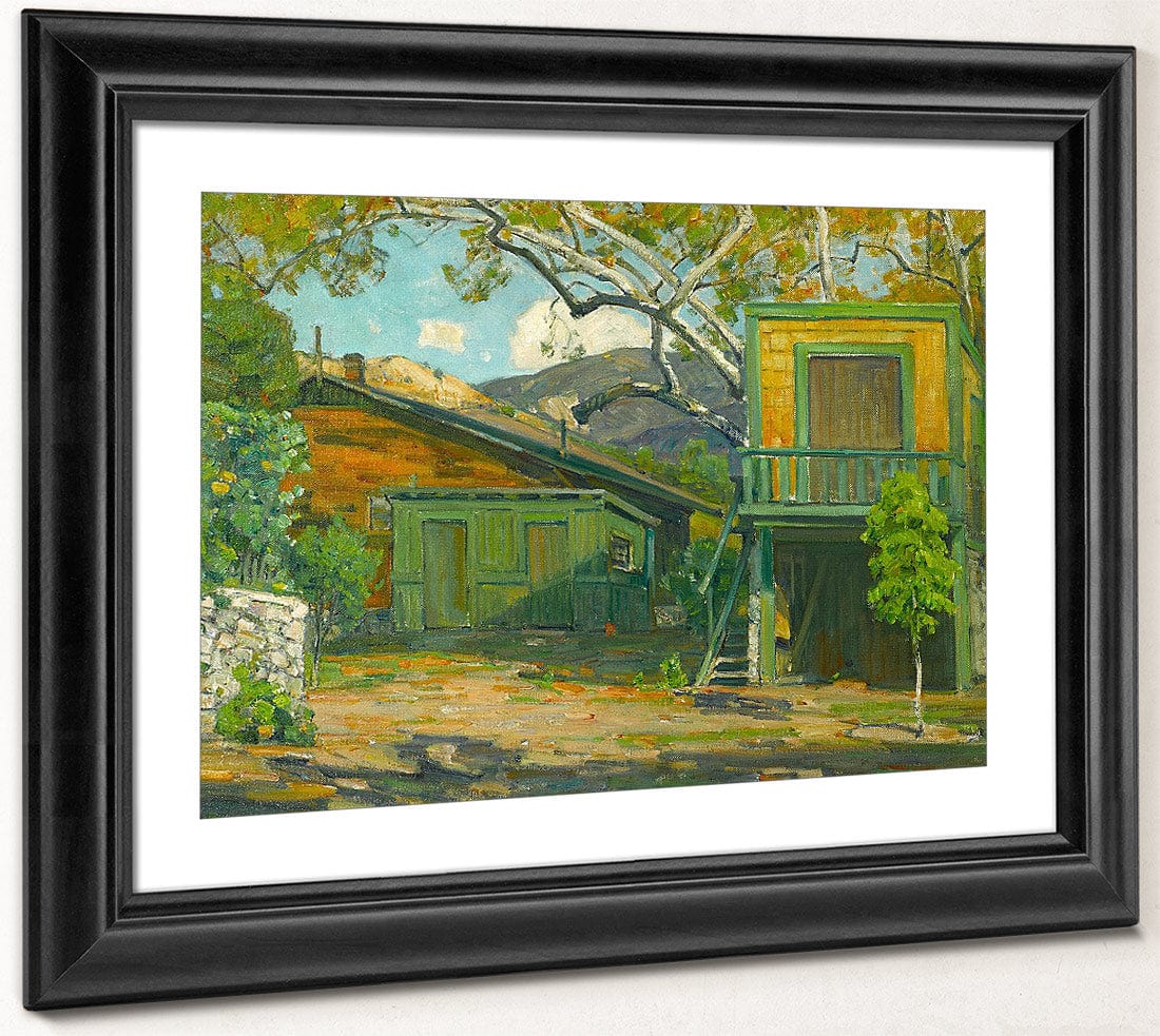 Canyon Cottage 1940 By William Wendt Fine Art Print