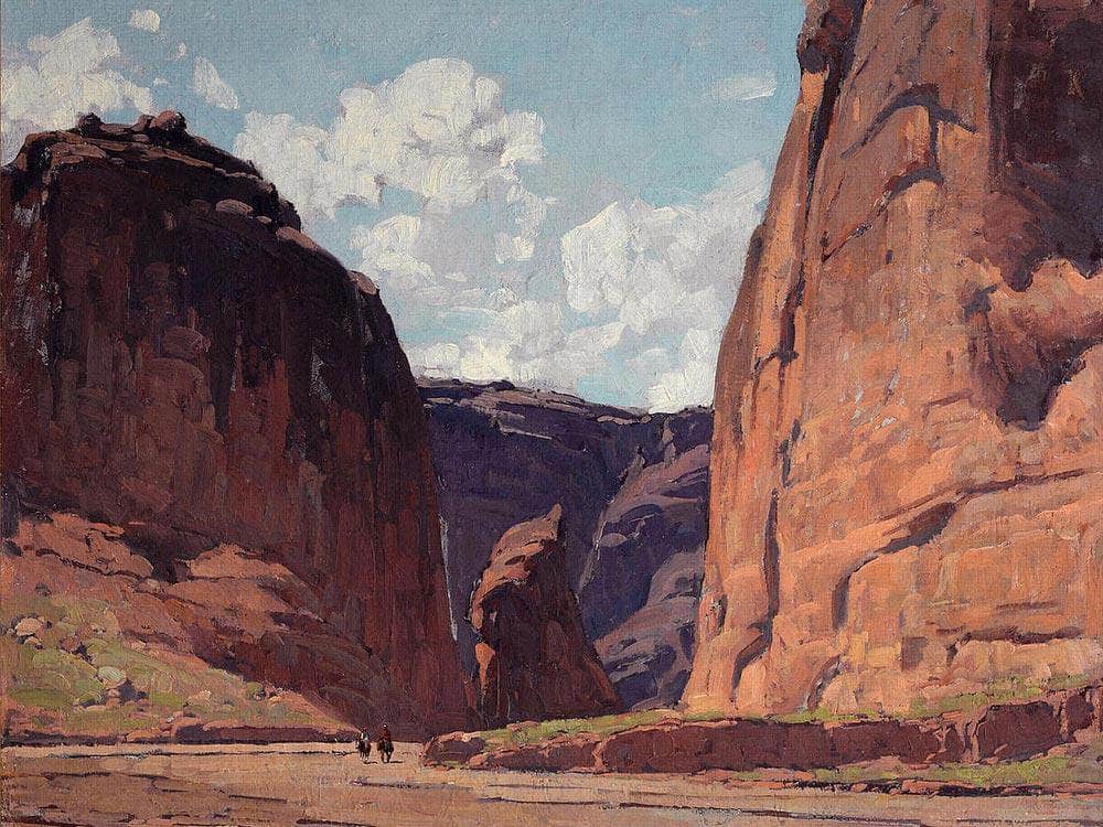 Canyon Gateway By Edgar Payne Fine Art Print