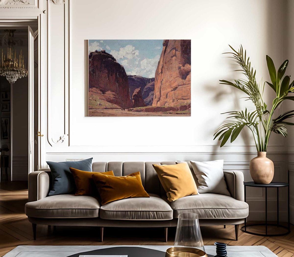 Canyon Gateway By Edgar Payne Fine Art Print