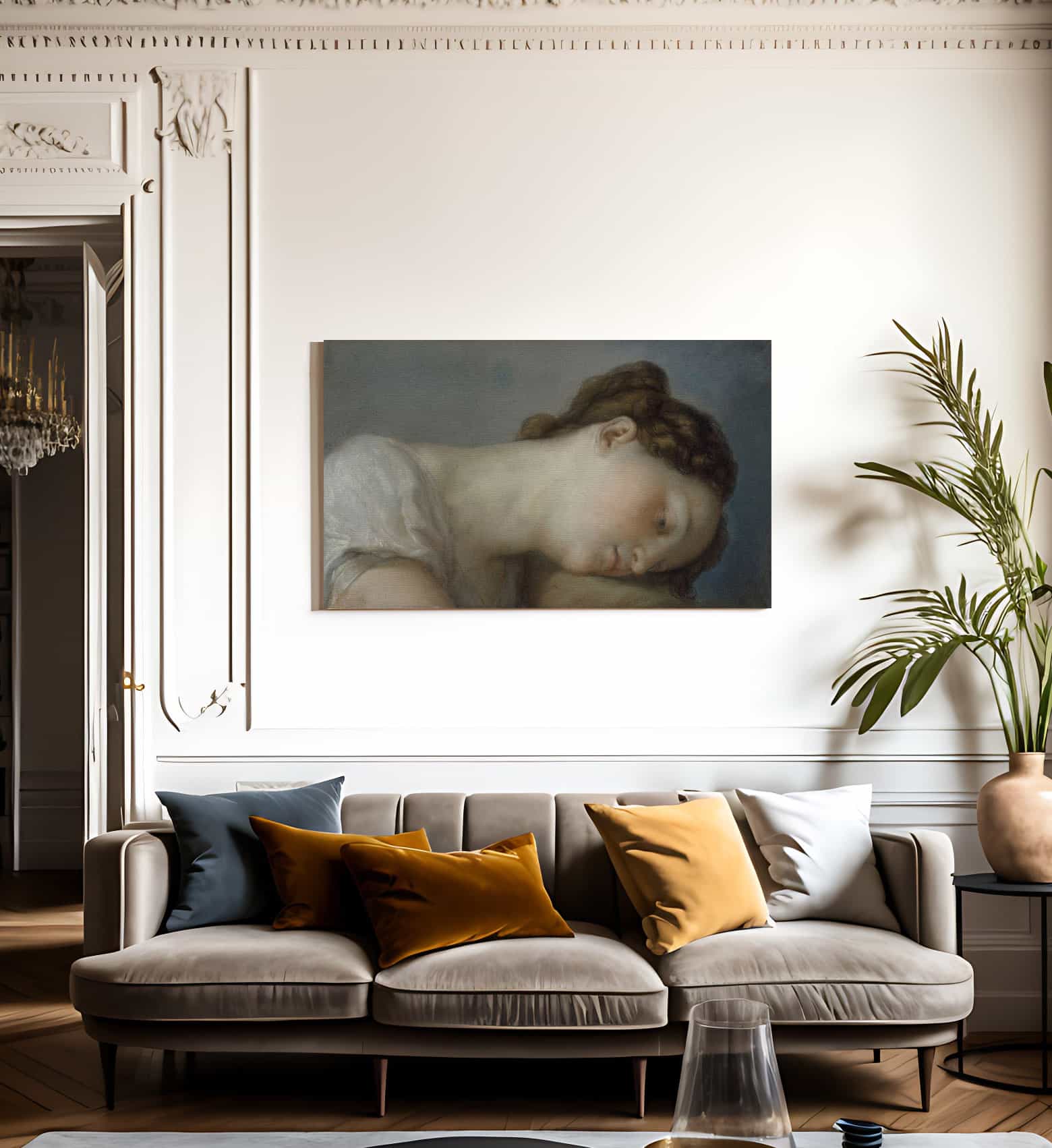 Cap De Dona By Vicente Lopez Y Portana Fine Art Print