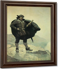 Captain Bill Bones By NC Wyeth Fine Art Print