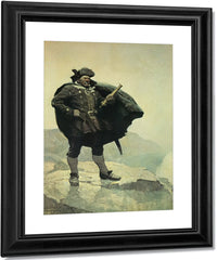 Captain Bill Bones By NC Wyeth Fine Art Print
