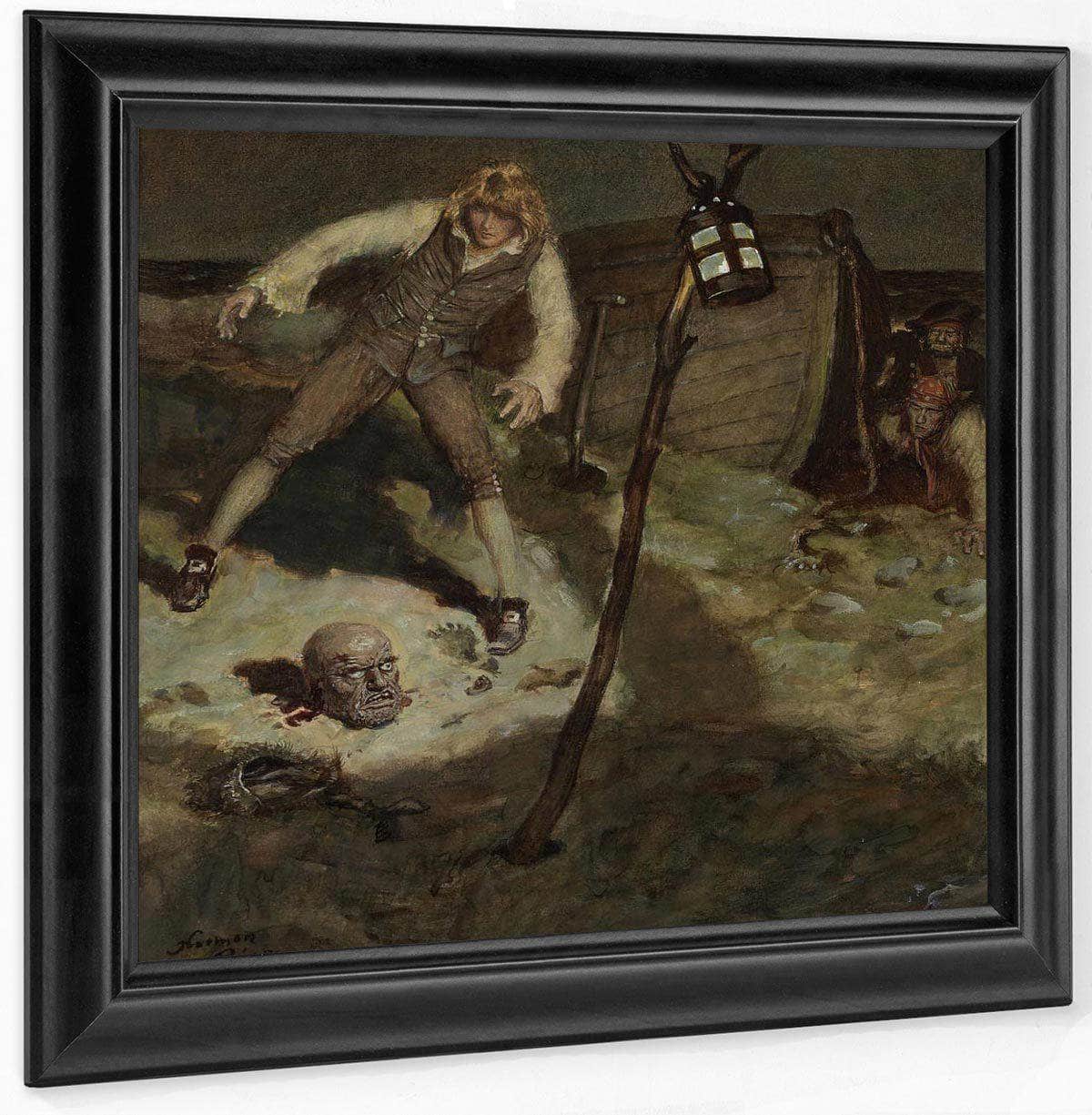 Captain Death Ii Liberty Magazine Illustration 1928 By Norman Mills Price Fine Art Print