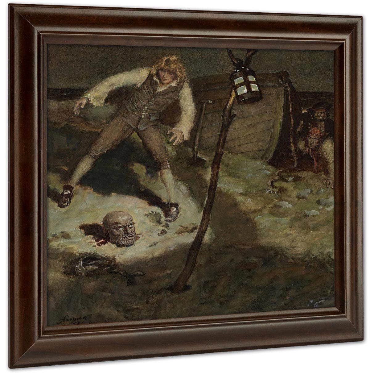 Captain Death Ii Liberty Magazine Illustration 1928 By Norman Mills Price Fine Art Print