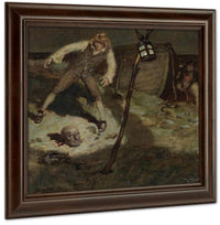 Captain Death Ii Liberty Magazine Illustration 1928 By Norman Mills Price Fine Art Print