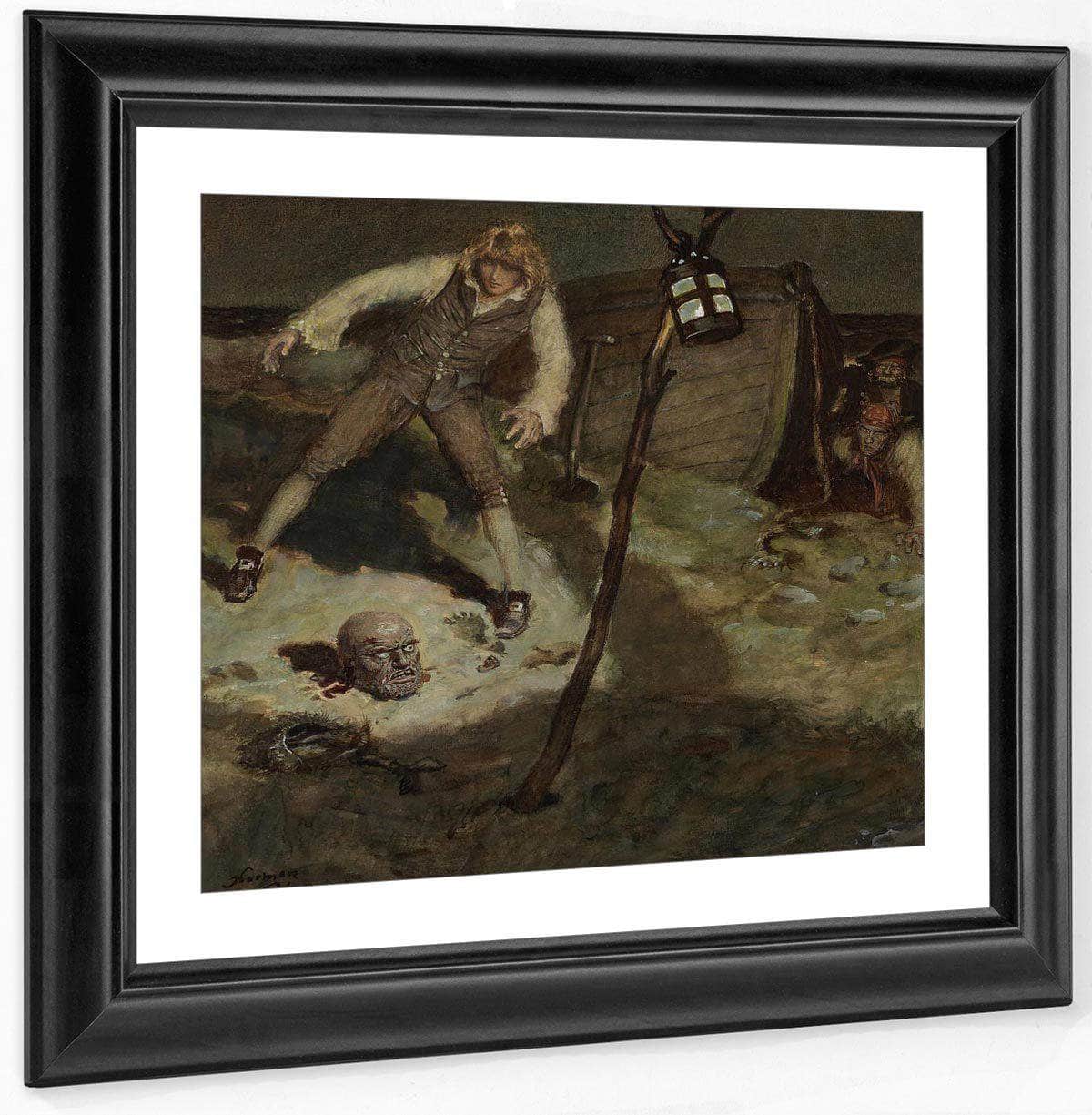 Captain Death Ii Liberty Magazine Illustration 1928 By Norman Mills Price Fine Art Print