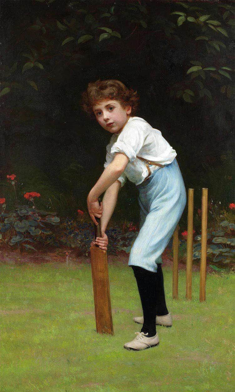 Captain Of The Eleven By William Henry Walker Fine Art Print