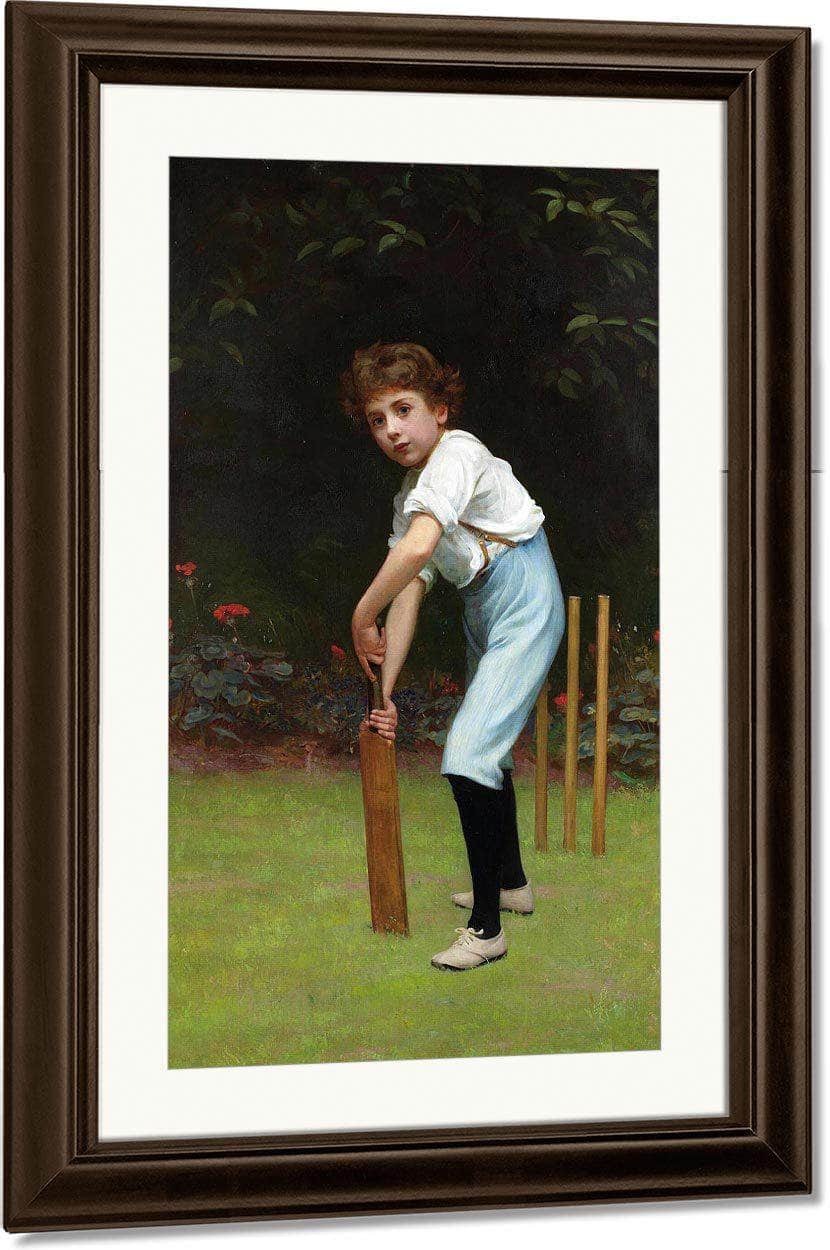 Captain Of The Eleven By William Henry Walker Fine Art Print