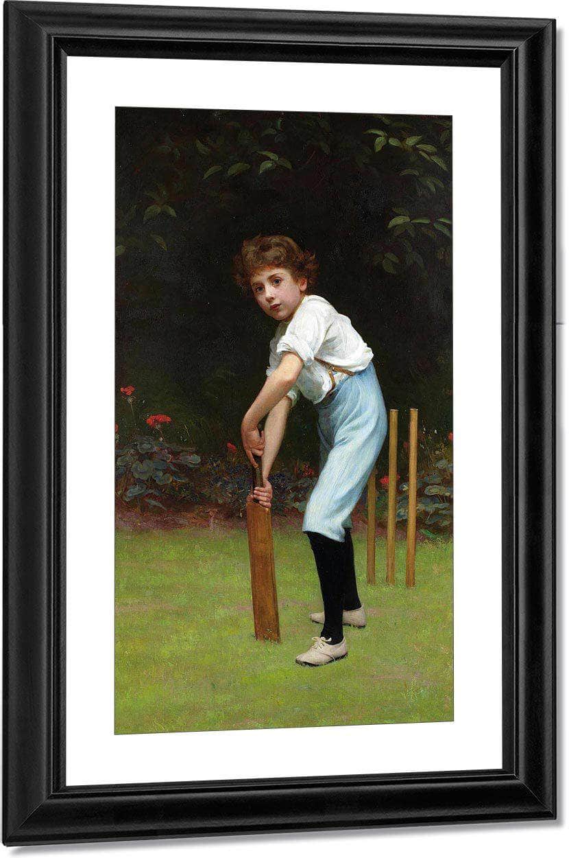 Captain Of The Eleven By William Henry Walker Fine Art Print