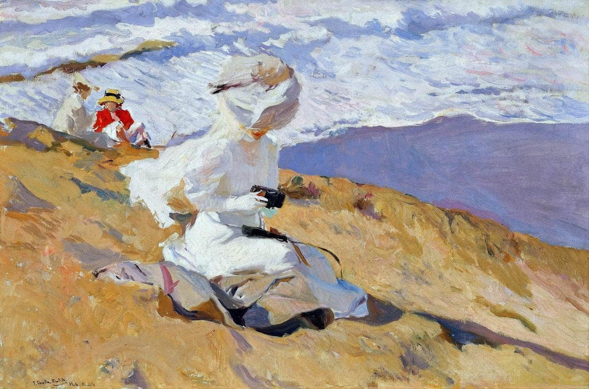 Capturing The Moment Painting Joaquin Sorolla Canvas Art Fine Art Print