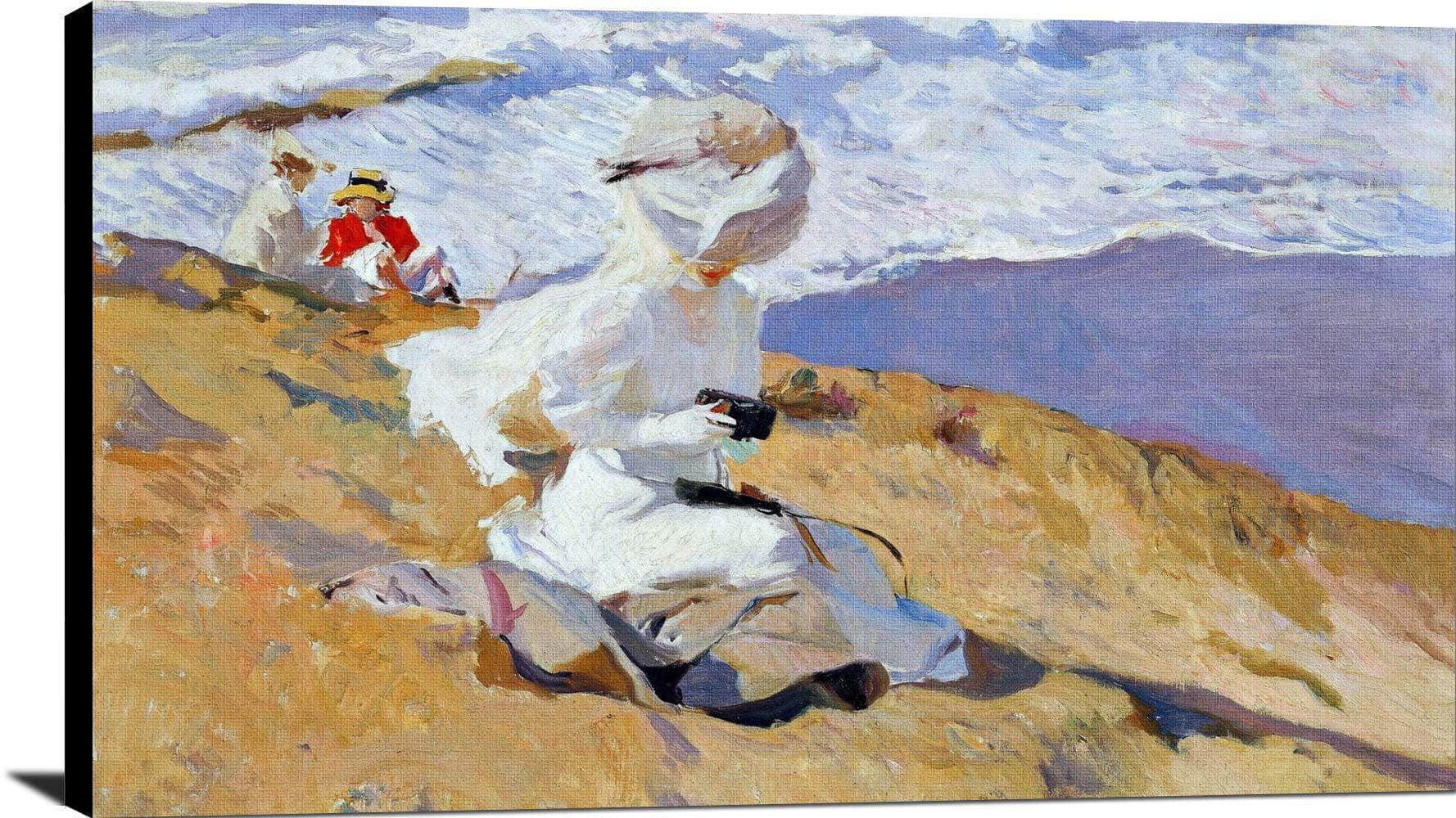 Capturing The Moment Painting Joaquin Sorolla Canvas Art Fine Art Print