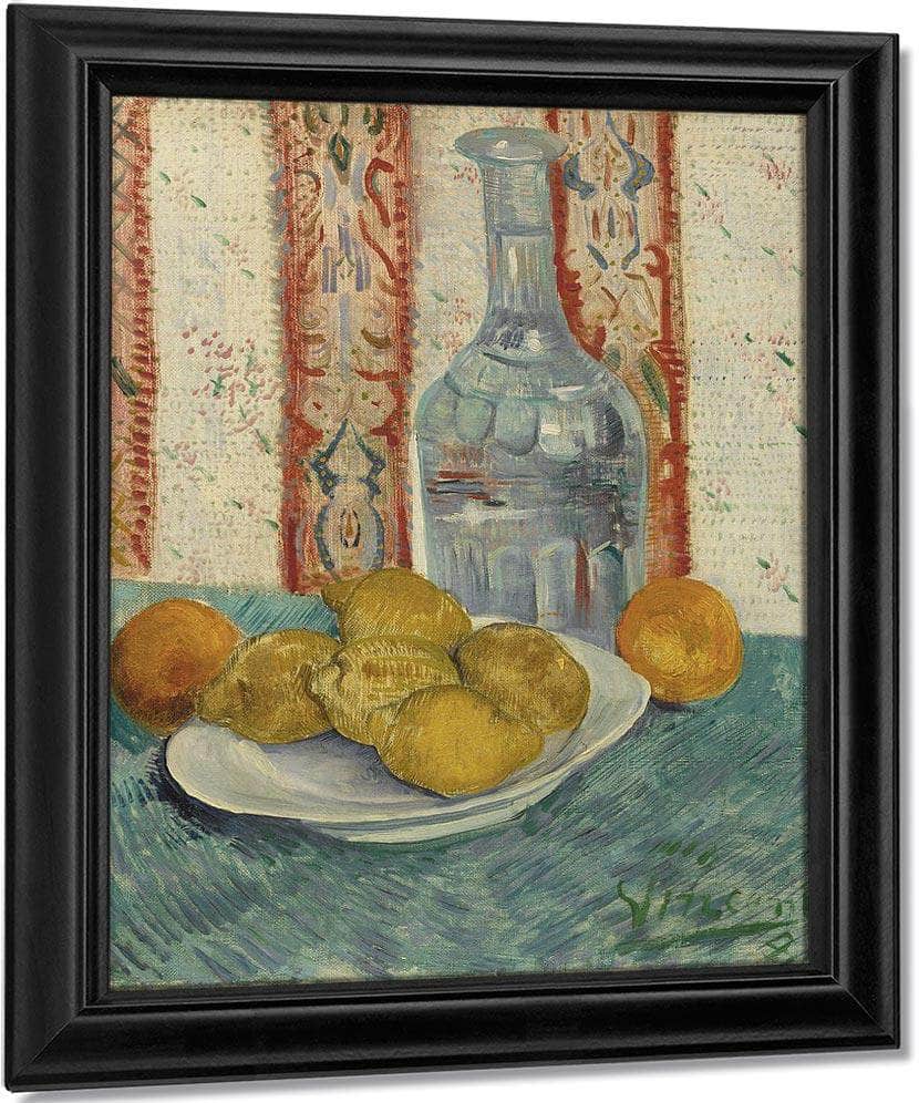 Carafe And Dish With Citrus Fruit By Vincent Van Gogh Fine Art Print