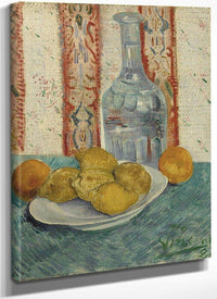 Carafe And Dish With Citrus Fruit By Vincent Van Gogh Fine Art Print
