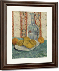 Carafe And Dish With Citrus Fruit By Vincent Van Gogh Fine Art Print