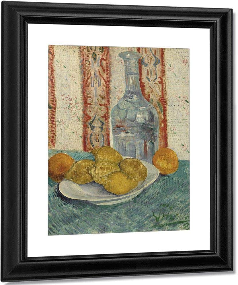 Carafe And Dish With Citrus Fruit By Vincent Van Gogh Fine Art Print