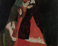 Cardinal And Nun Caress 1912 Expressionism Pc By Egon Schiele Fine Art Print
