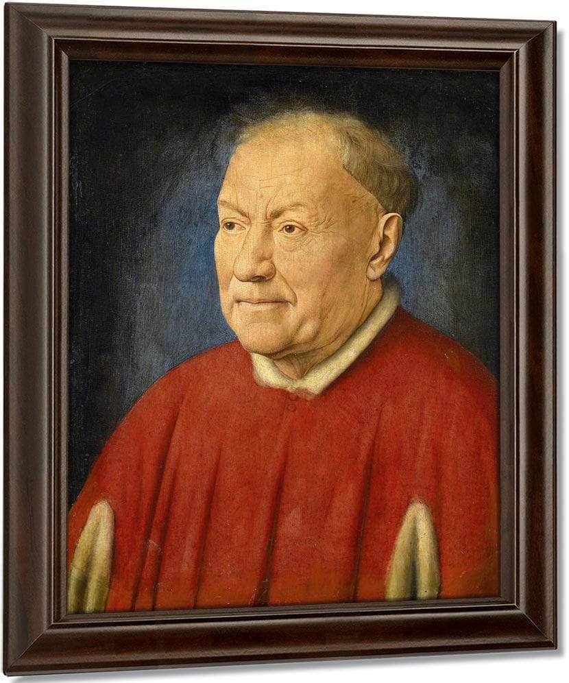 Cardinal Niccolo Albergati By Jan Van Eyck Fine Art Print
