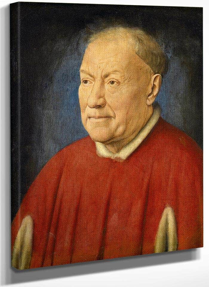 Cardinal Niccolo Albergati By Jan Van Eyck Fine Art Print