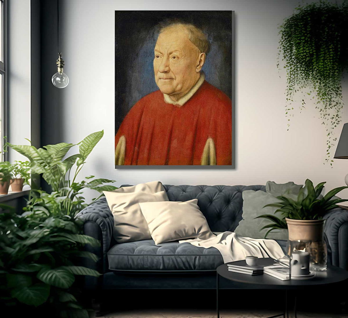 Cardinal Niccolo Albergati By Jan Van Eyck Fine Art Print