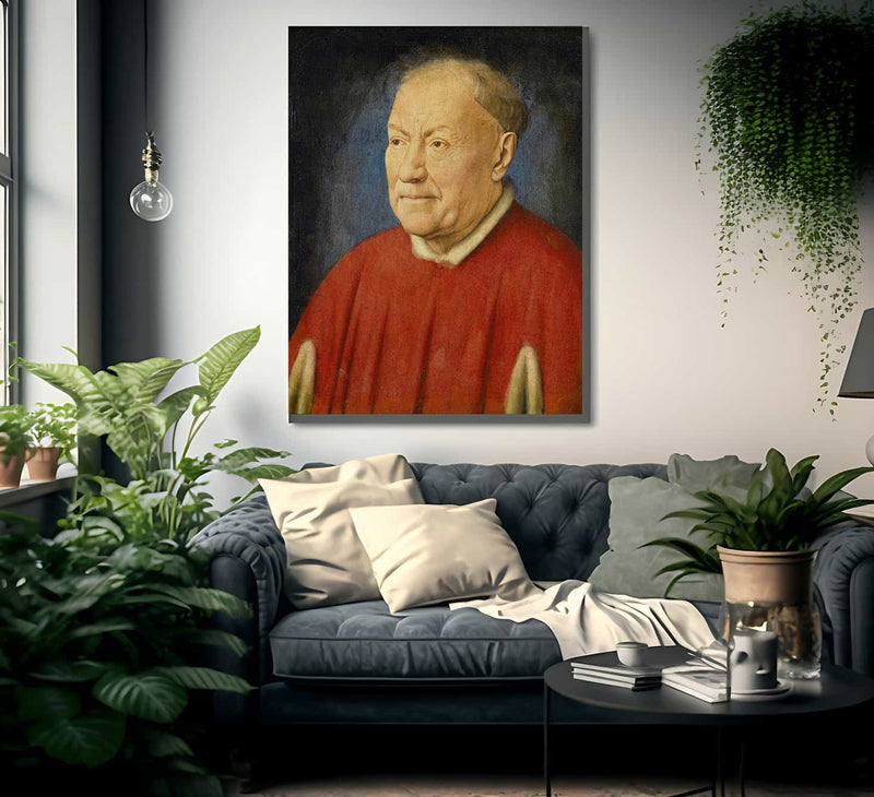 Cardinal Niccolo Albergati By Jan Van Eyck Fine Art Print