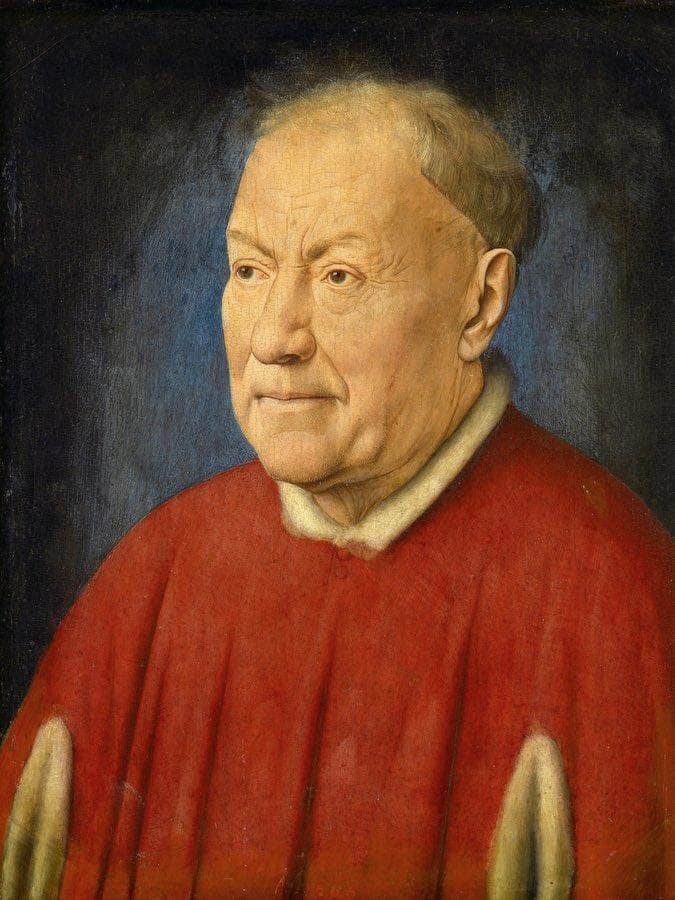Cardinal Niccolo Albergati By Jan Van Eyck Fine Art Print