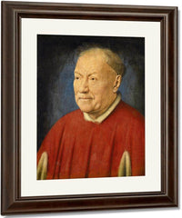 Cardinal Niccolo Albergati By Jan Van Eyck Fine Art Print