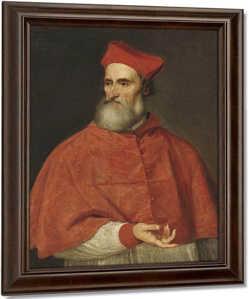 Cardinal Pietro Bembo By Titian Fine Art Print