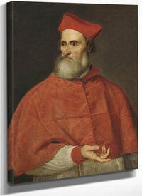 Cardinal Pietro Bembo By Titian Fine Art Print