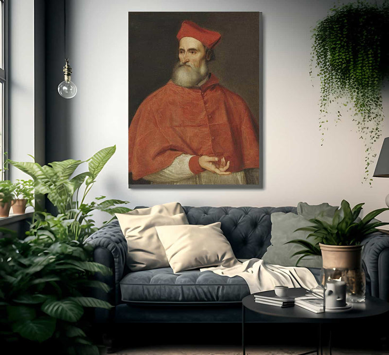 Cardinal Pietro Bembo By Titian Fine Art Print