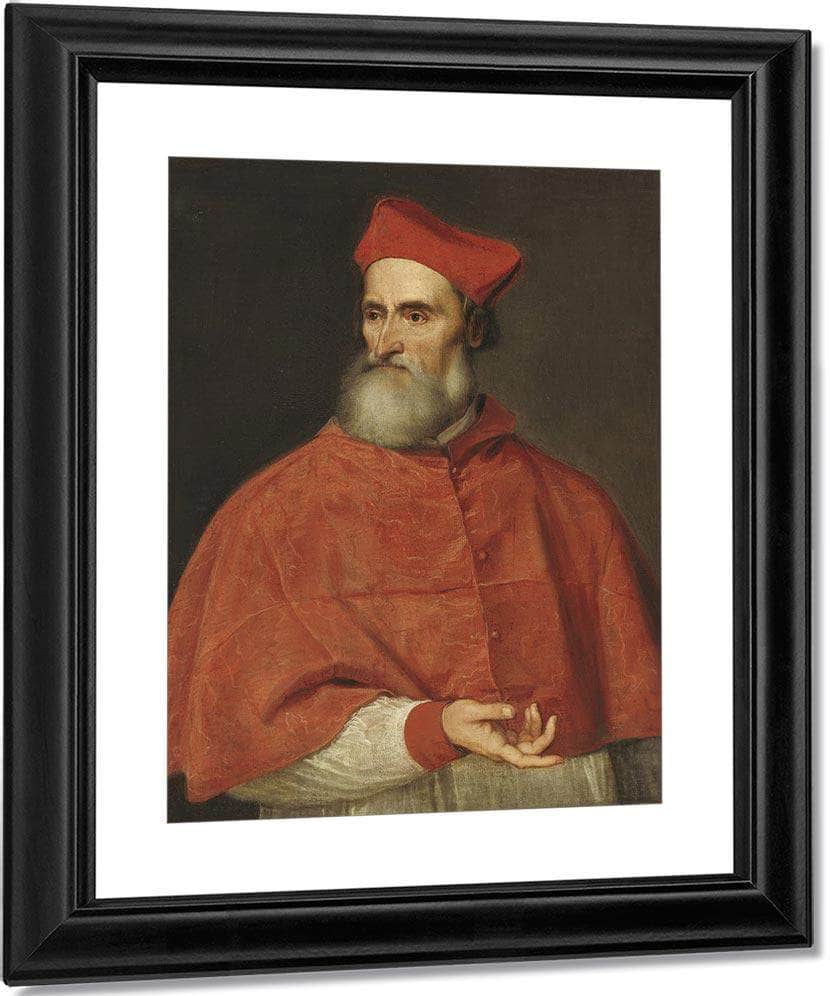 Cardinal Pietro Bembo By Titian Fine Art Print