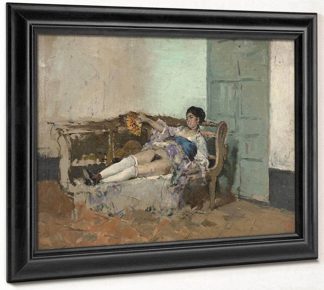 Carmen Bastian By Mariano Jose Maria Bernardo Fortuny Y Carbo Fine Art Print