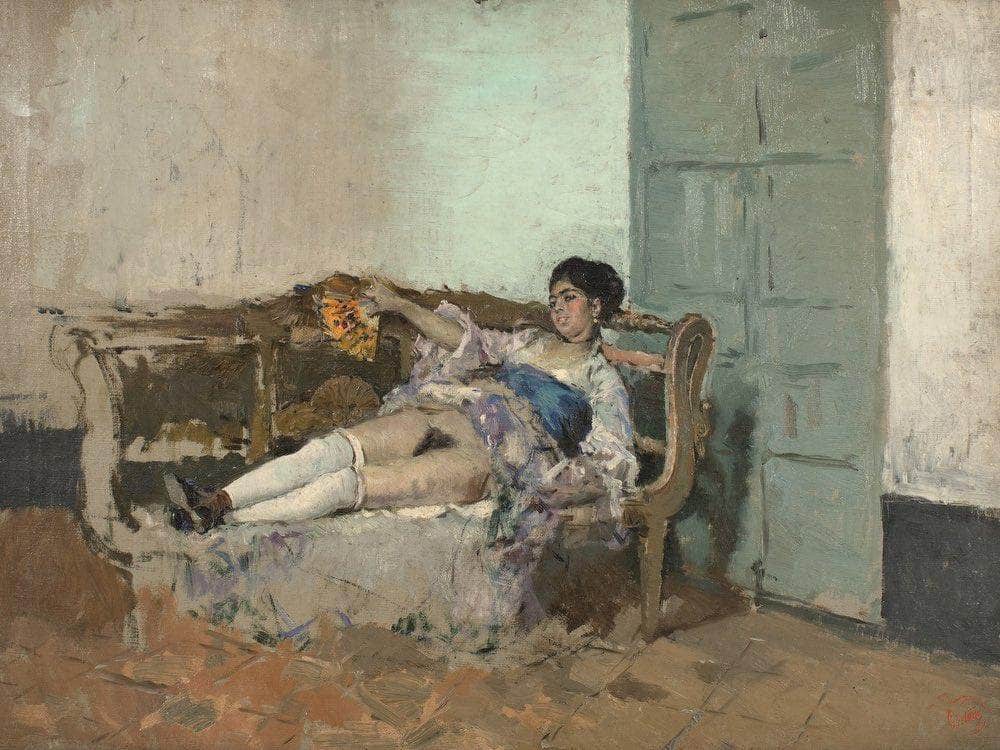 Carmen Bastian By Mariano Jose Maria Bernardo Fortuny Y Carbo Fine Art Print