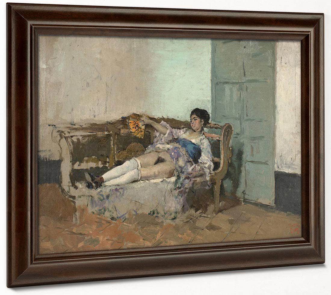 Carmen Bastian By Mariano Jose Maria Bernardo Fortuny Y Carbo Fine Art Print
