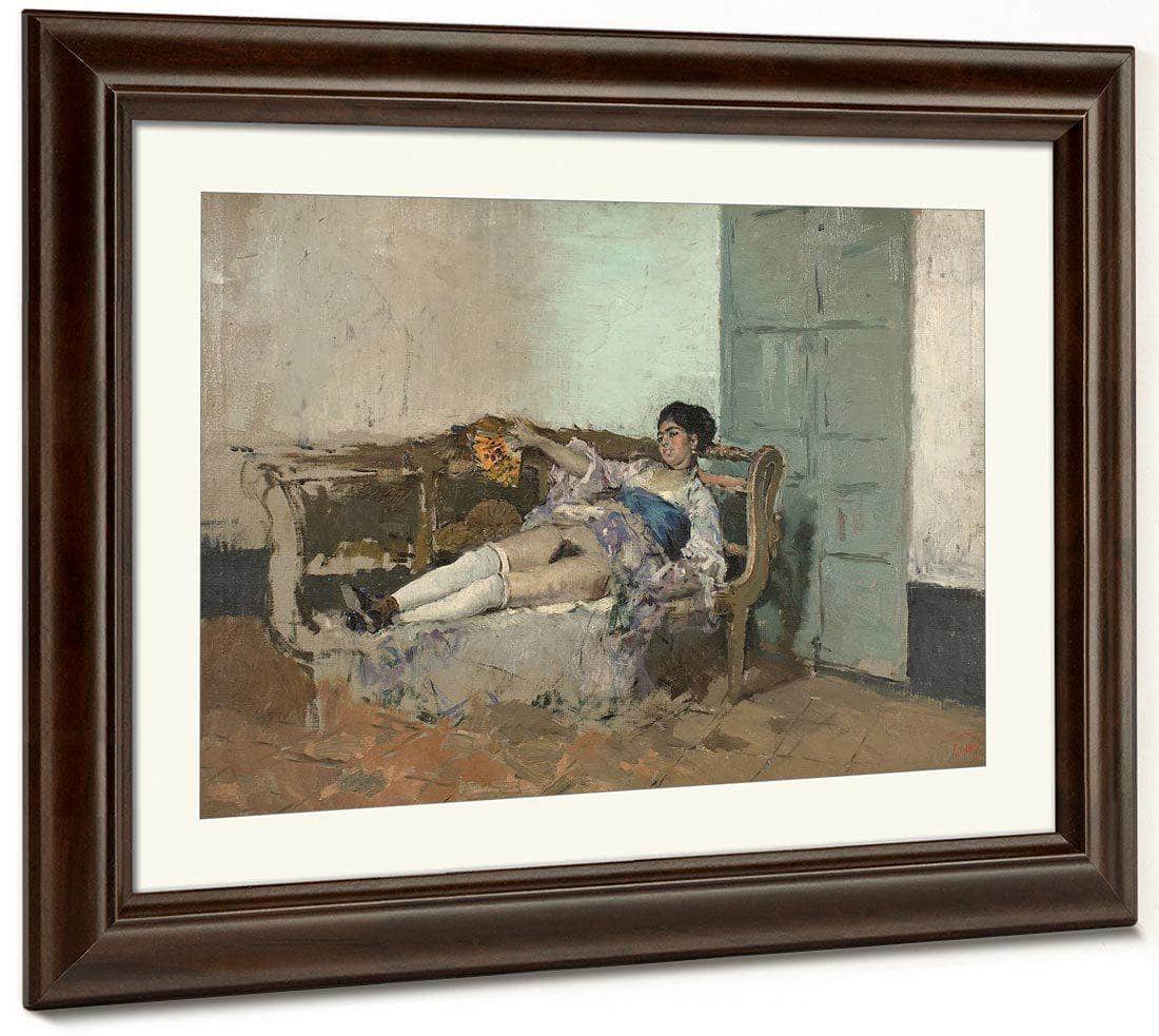 Carmen Bastian By Mariano Jose Maria Bernardo Fortuny Y Carbo Fine Art Print